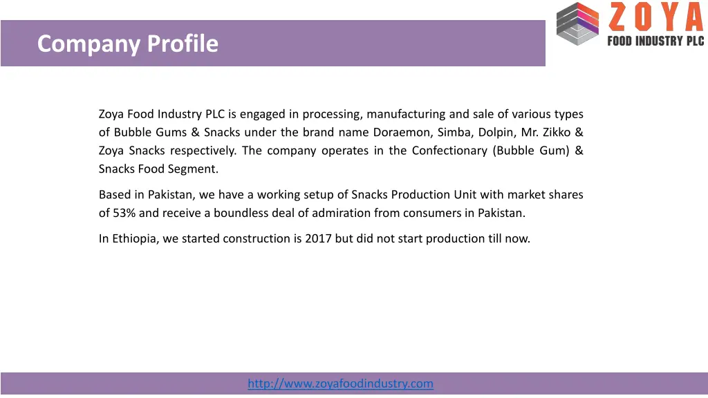 company profile