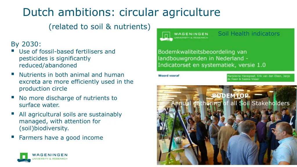 dutch ambitions circular agriculture related