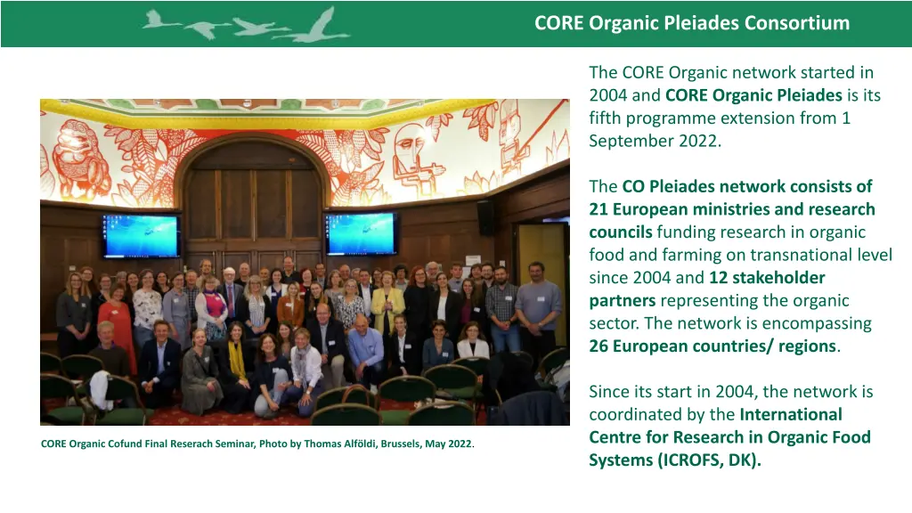 core organic pleiades consortium