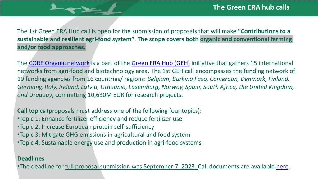 the green era hub calls