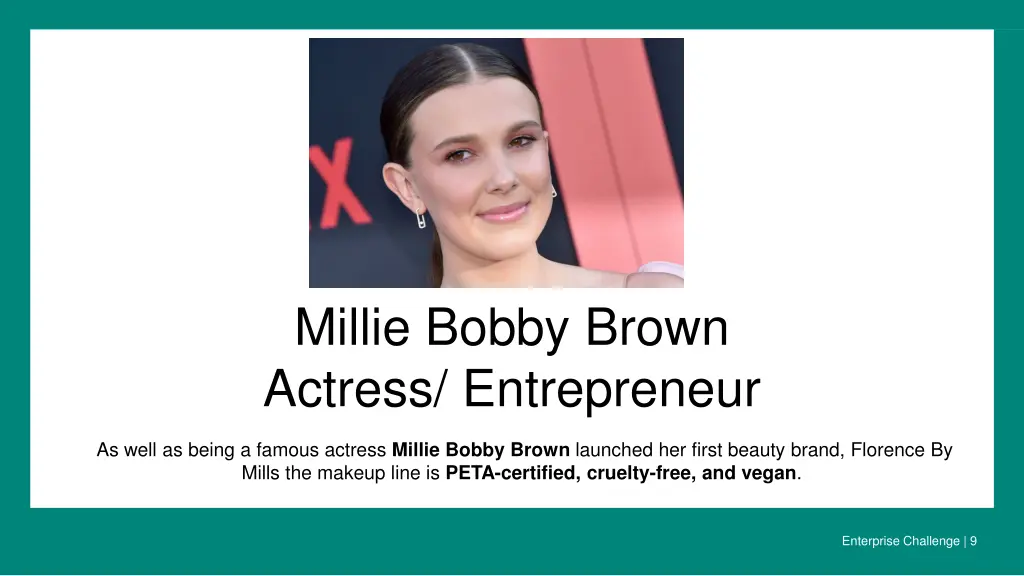 millie bobby brown actress entrepreneur