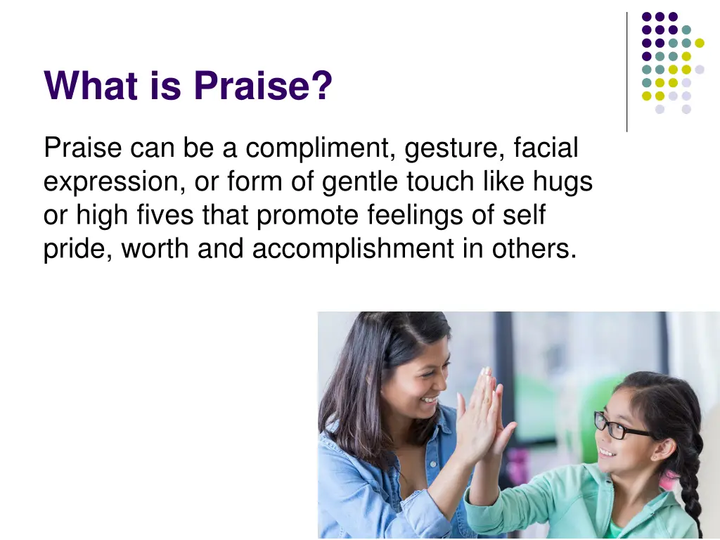 what is praise