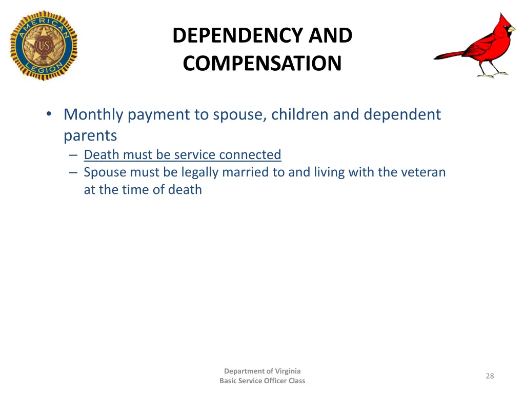 dependency and compensation