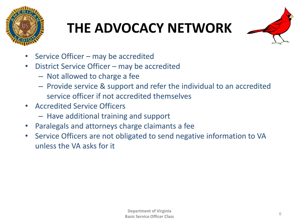 the advocacy network