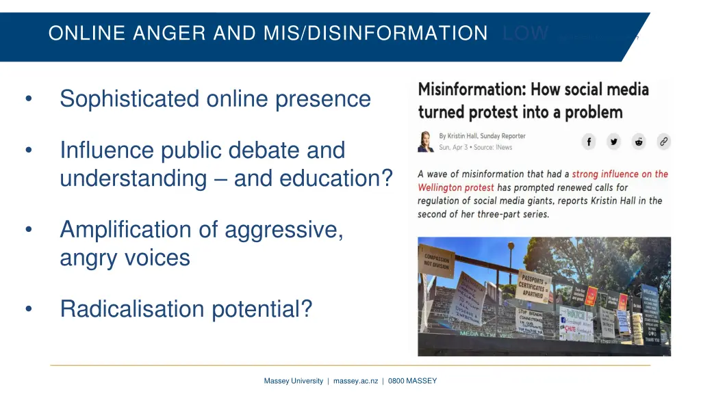 online anger and mis disinformation