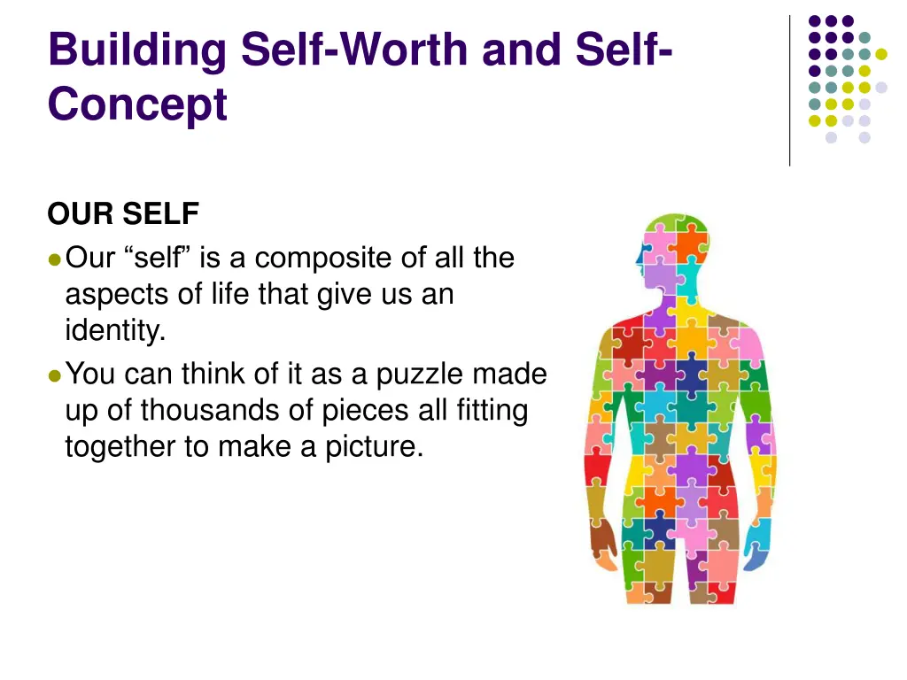 building self worth and self concept