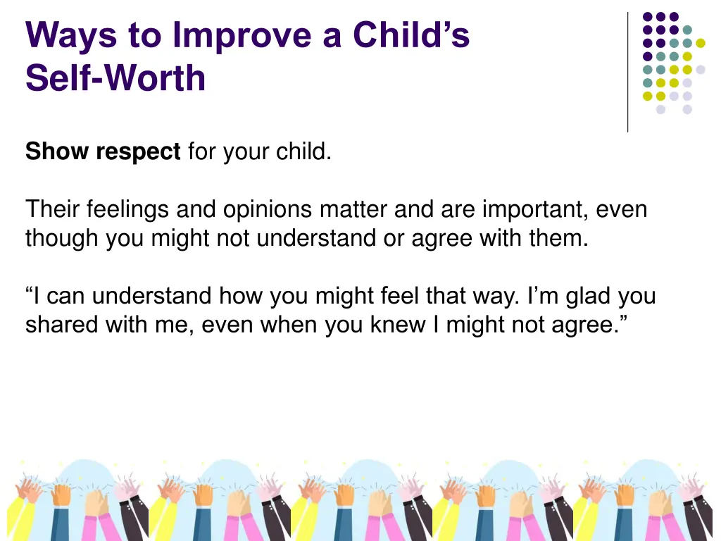 ways to improve a child s self worth 11