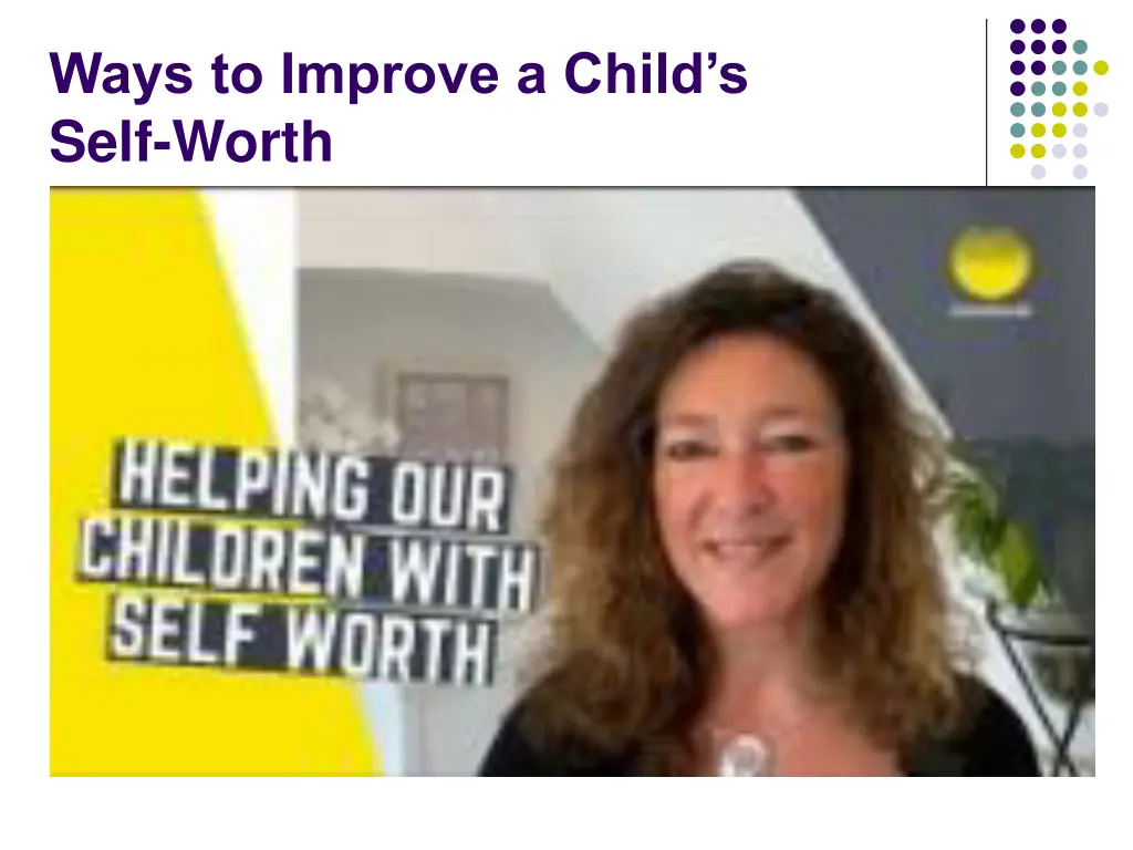 ways to improve a child s self worth