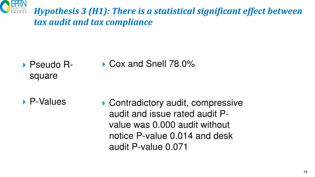 hypothesis 3 h1 there is a statistical