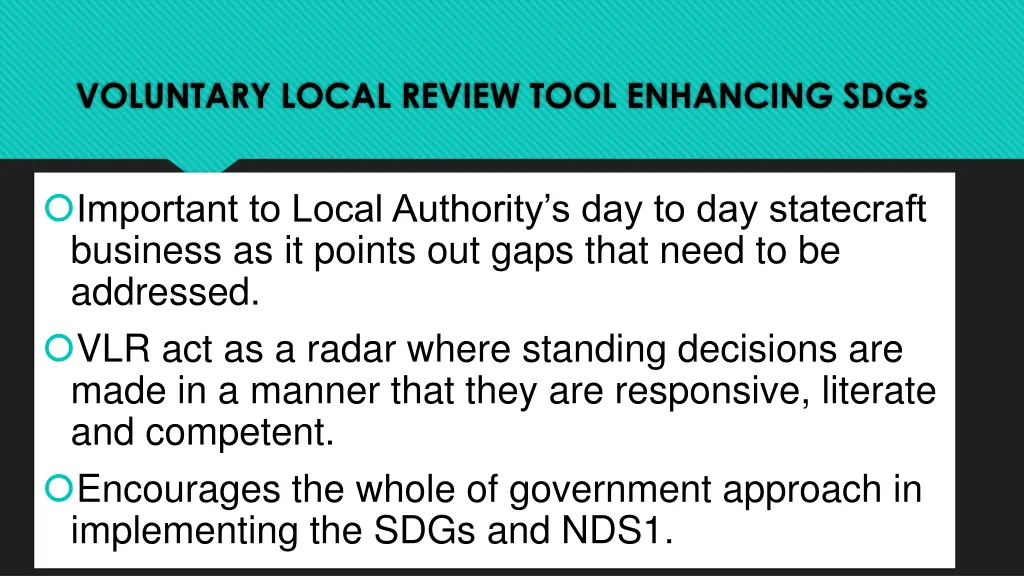 voluntary local review tool enhancing sdgs