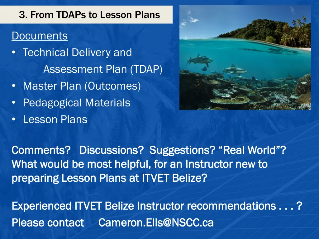 3 from tdaps to lesson plans 12