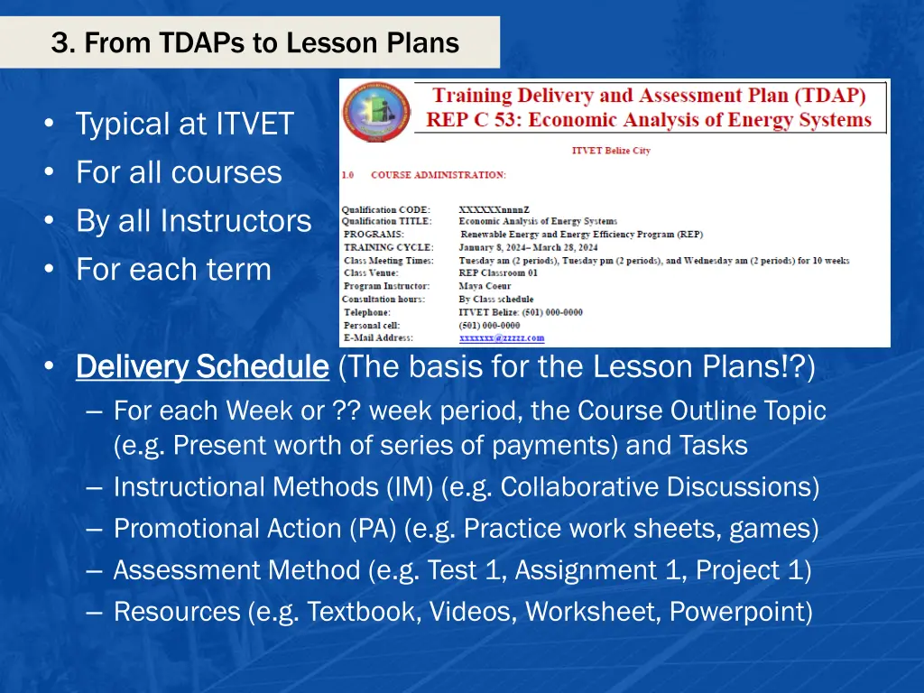 3 from tdaps to lesson plans 2