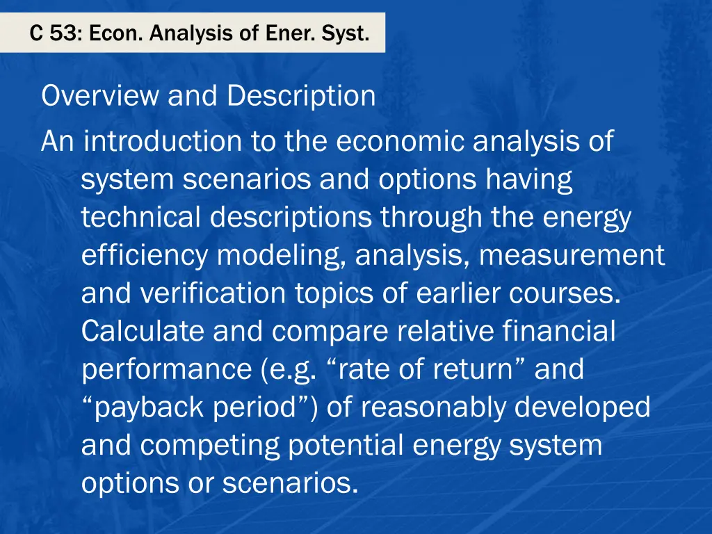 c 53 econ analysis of ener syst