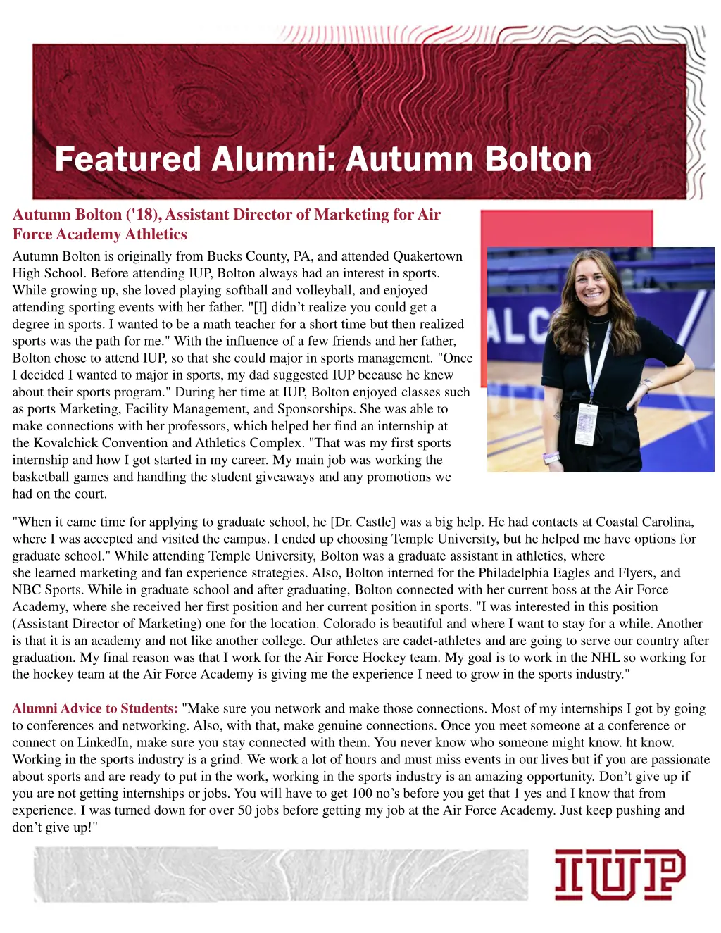 featured alumni autumn bolton