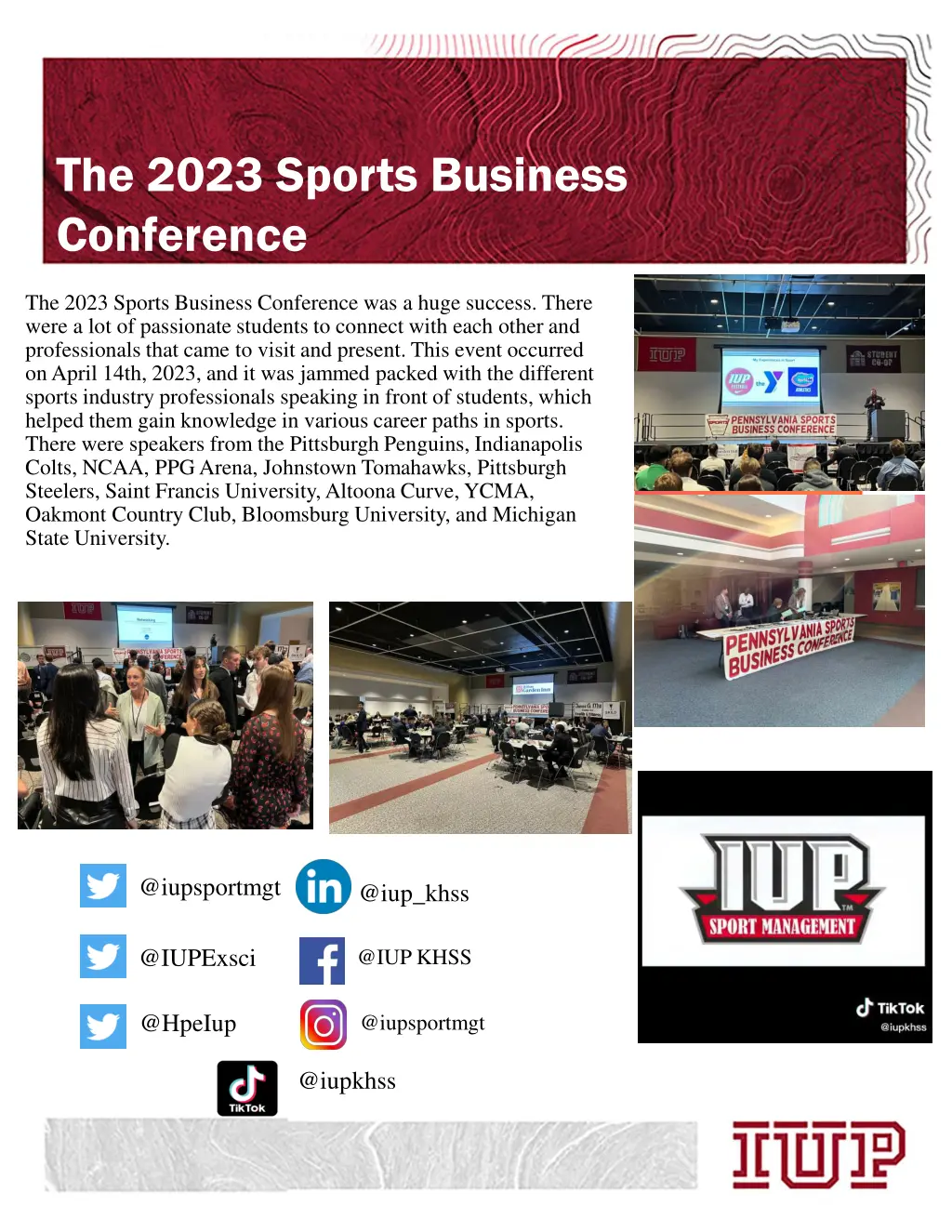 the 2023 sports business conference