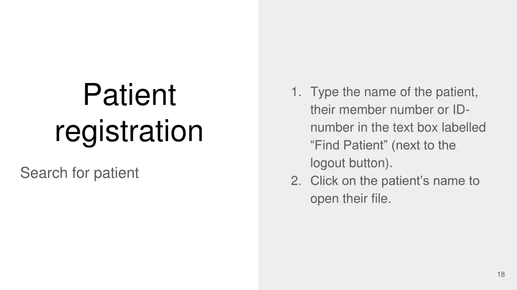 patient registration 2