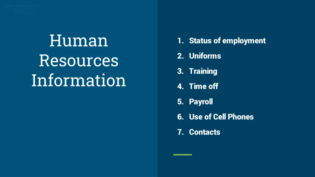 human resources information