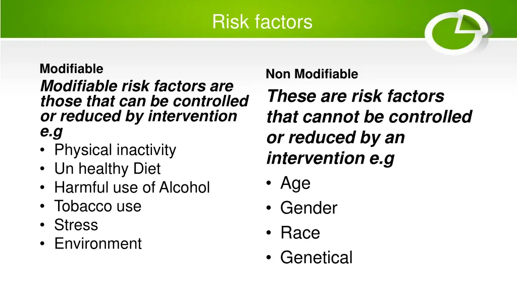 risk factors