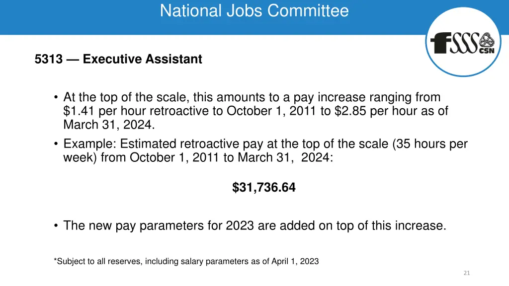 national jobs committee 5