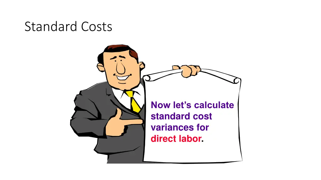 standard costs 1