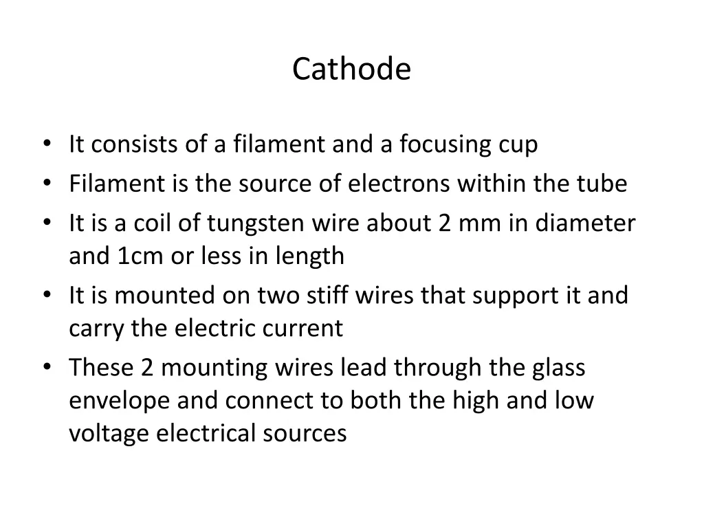 cathode