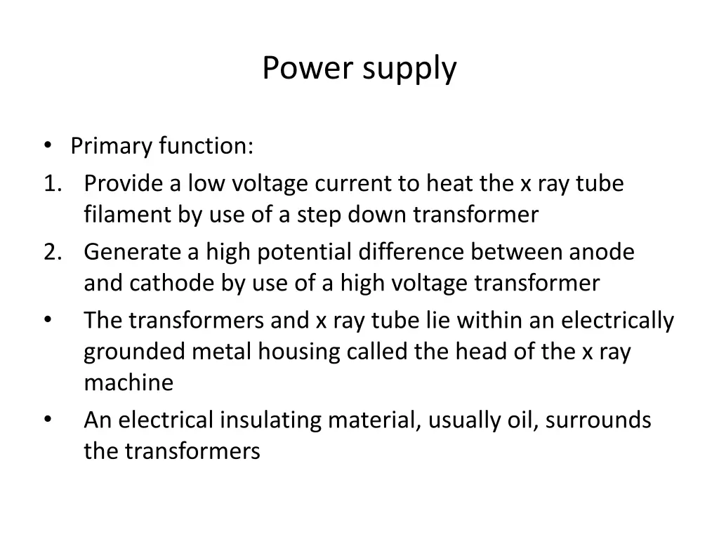 power supply