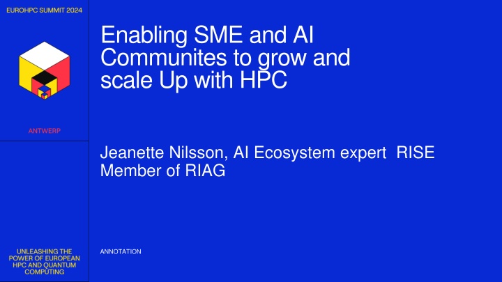enabling sme and ai communites to grow and scale