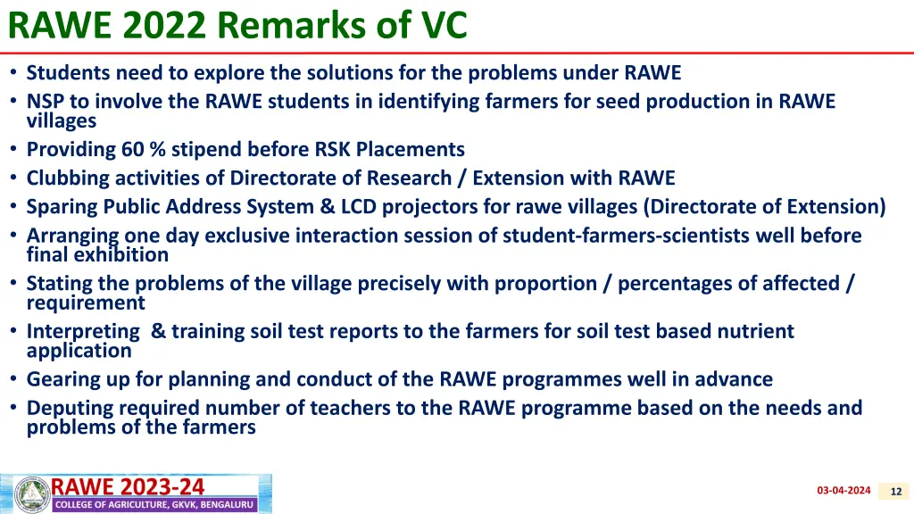 rawe 2022 remarks of vc students need to explore