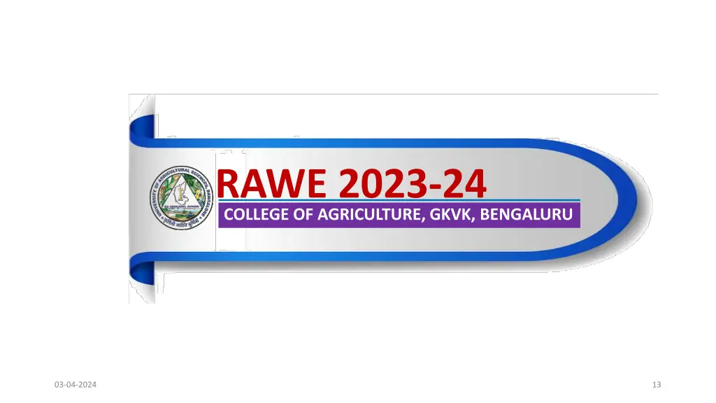 rawe 2023 24 college of agriculture gkvk bengaluru 1