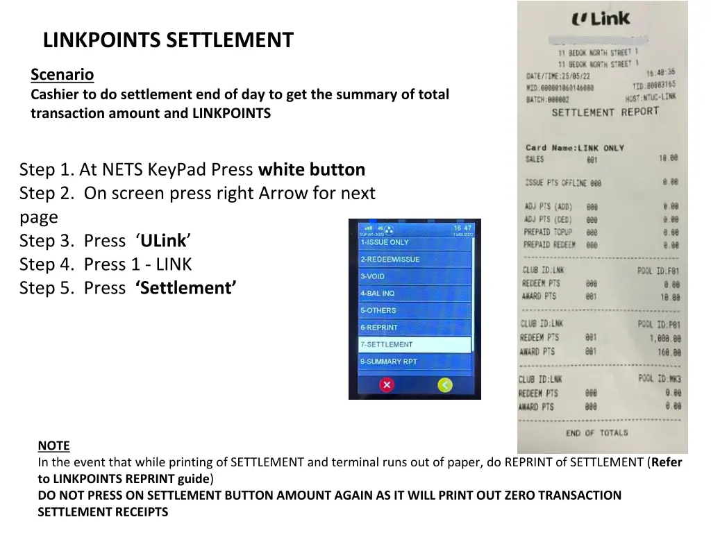 linkpoints settlement