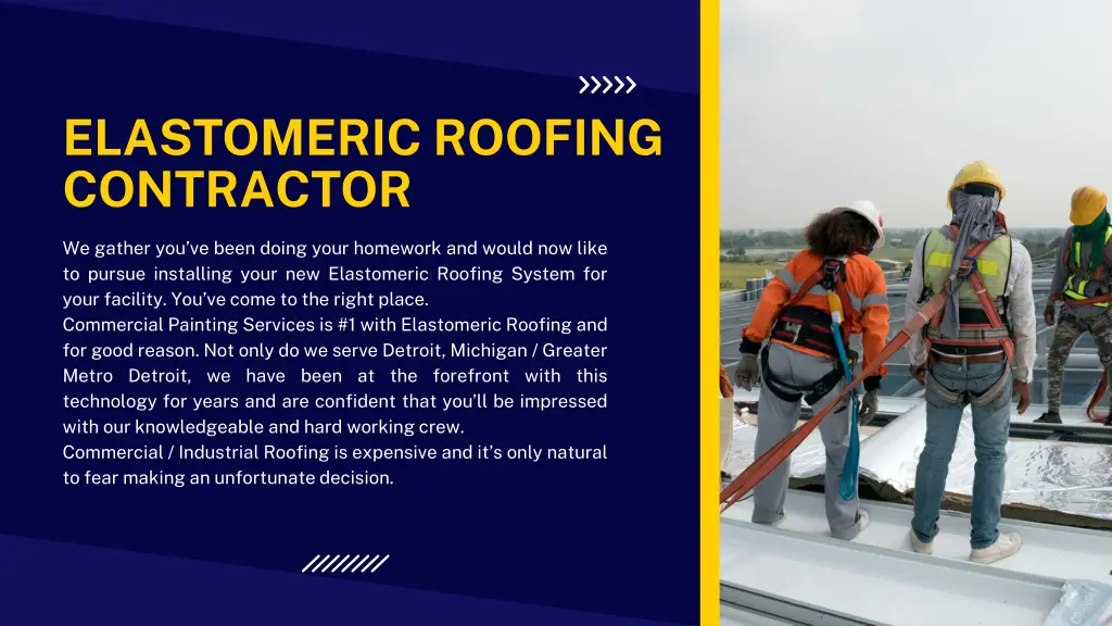 elastomeric roofing contractor