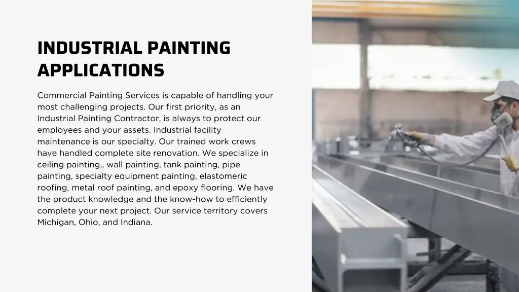 industrial painting applications