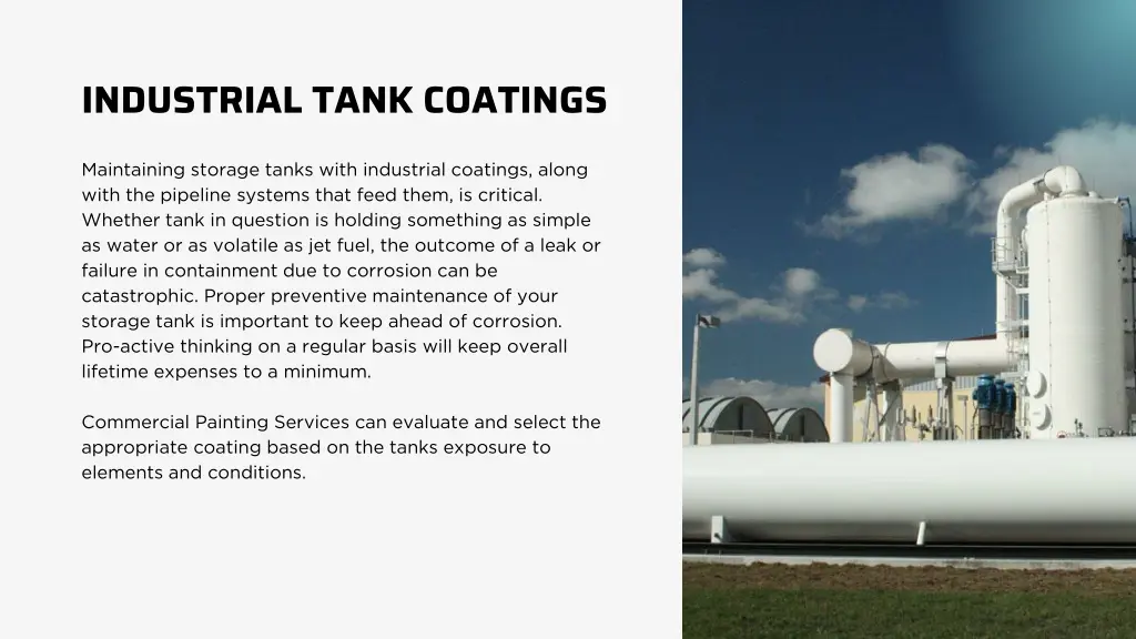 industrial tank coatings