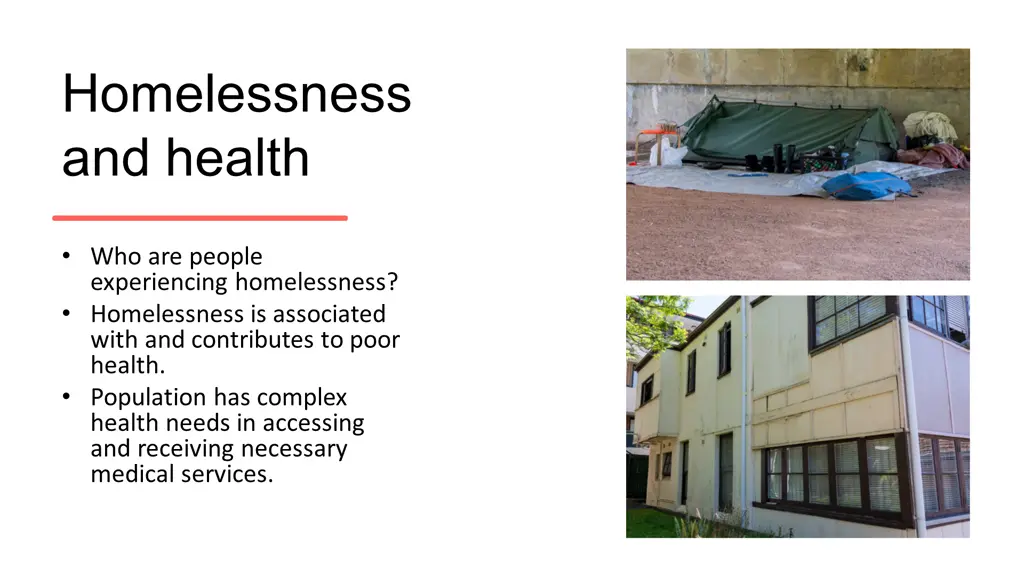 homelessness and health