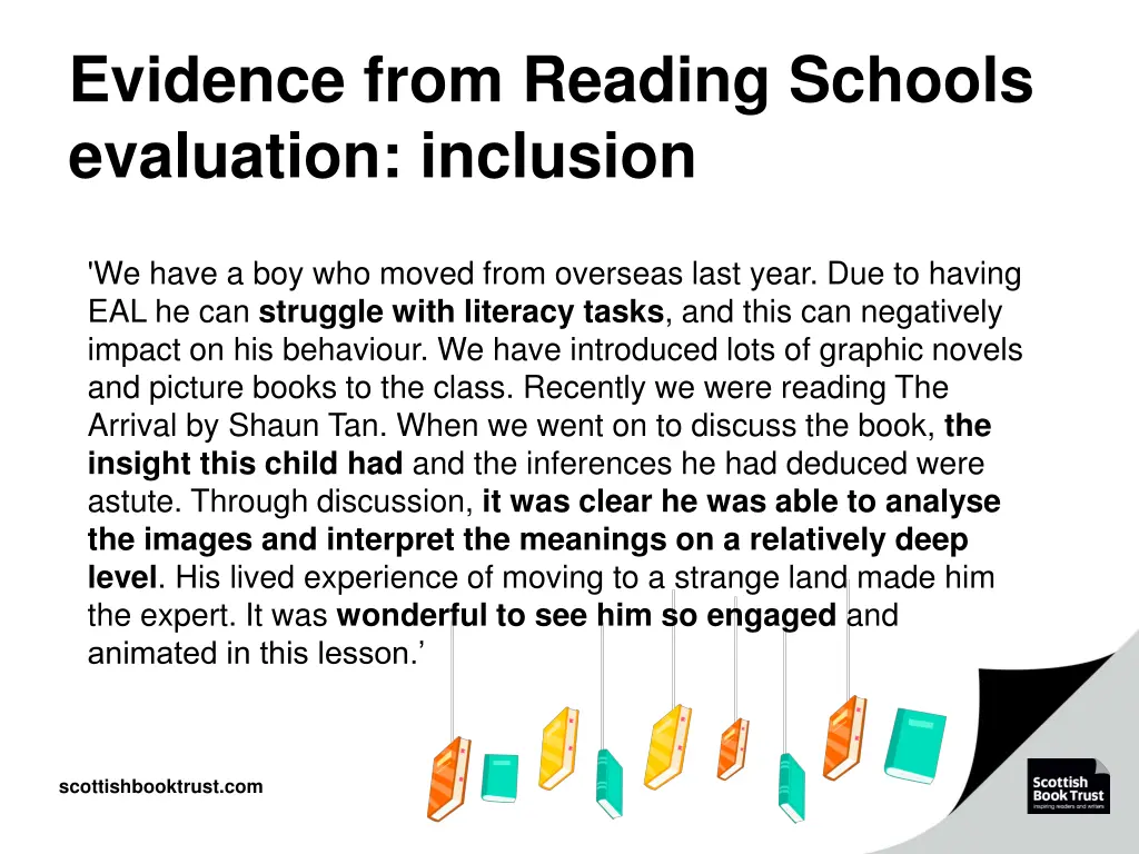 evidence from reading schools evaluation inclusion