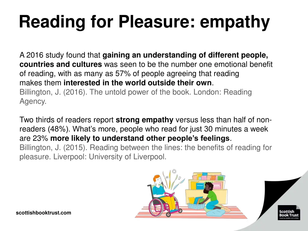 reading for pleasure empathy