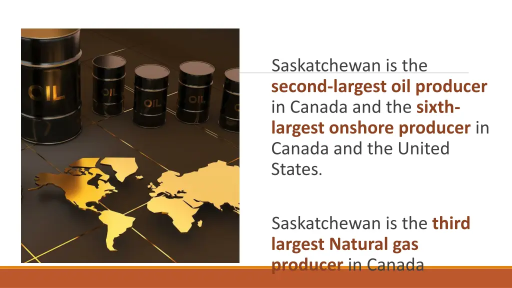 saskatchewan is the second largest oil producer