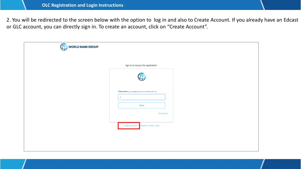 olc registration and login instructions 1