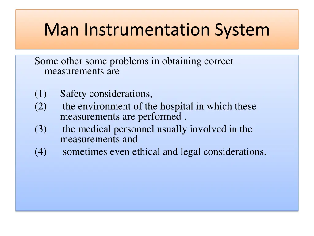 man instrumentation system 6
