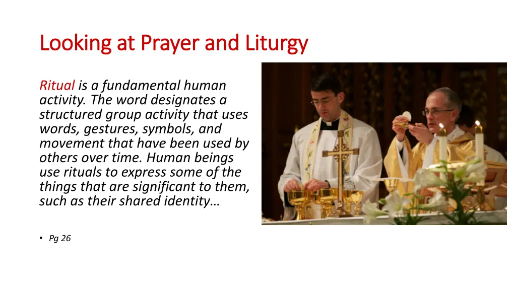 looking at prayer and liturgy looking at prayer