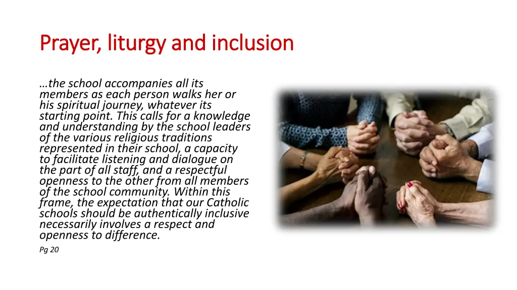 prayer liturgy and inclusion prayer liturgy 2