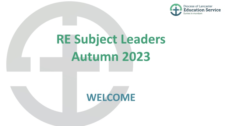 re subject leaders autumn 2023