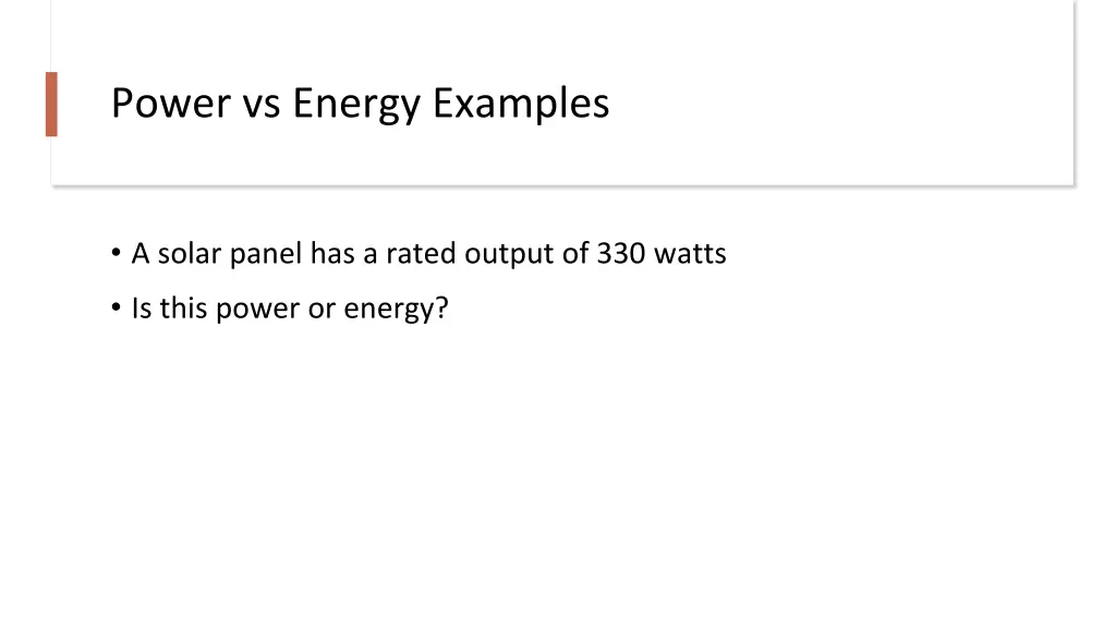 power vs energy examples 2
