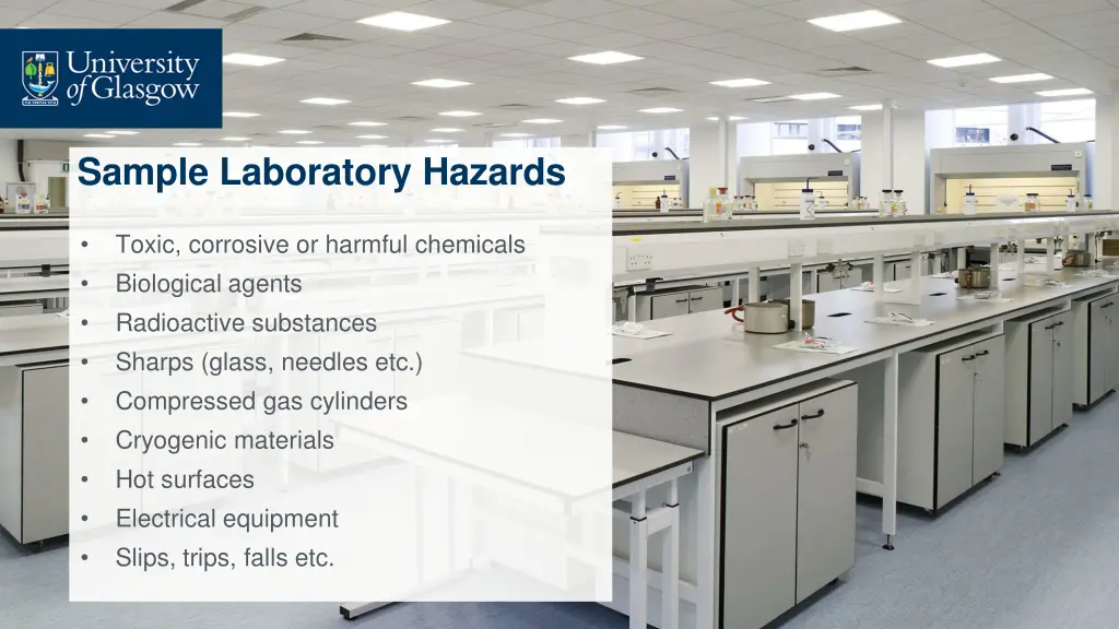 sample laboratory hazards