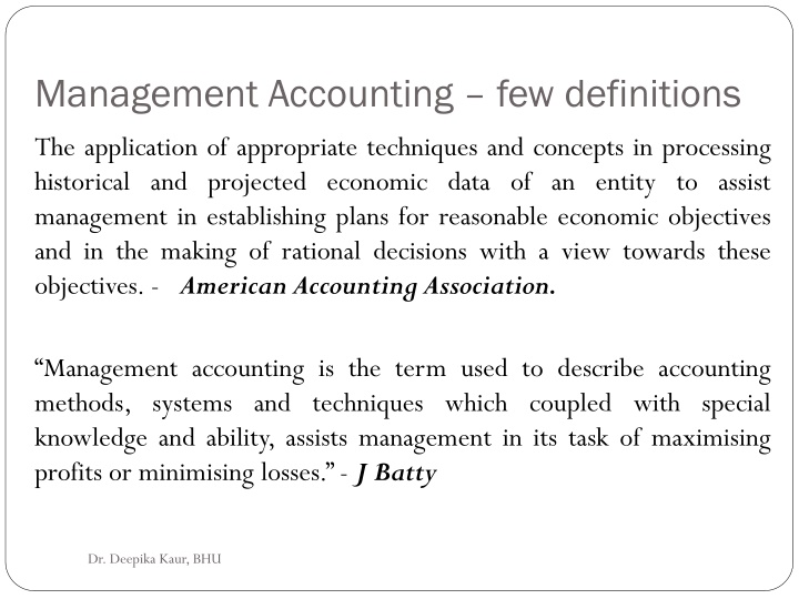 management accounting few definitions