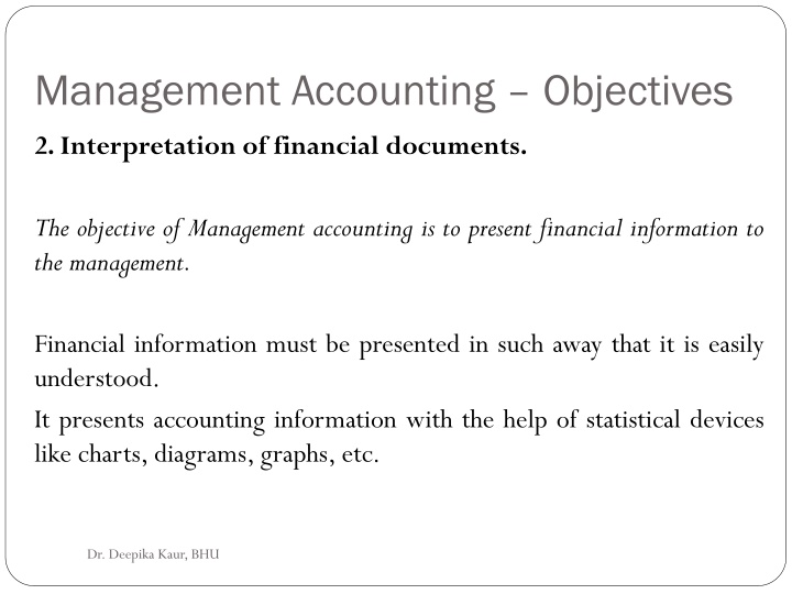 management accounting objectives 2