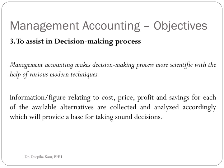 management accounting objectives 3