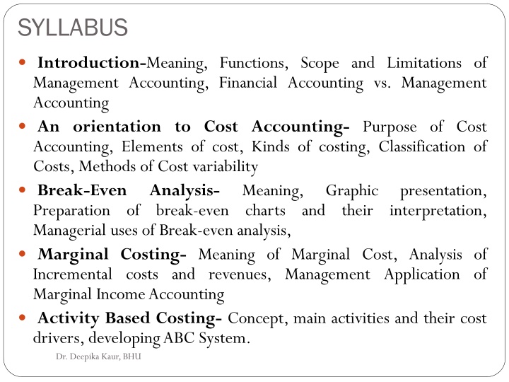 syllabus