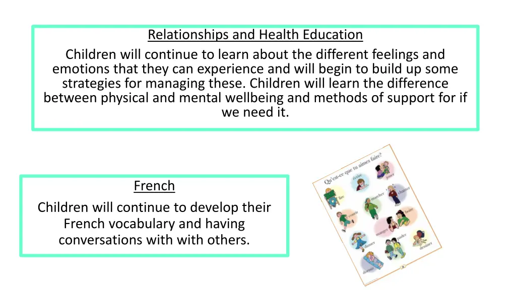 relationships and health education children will