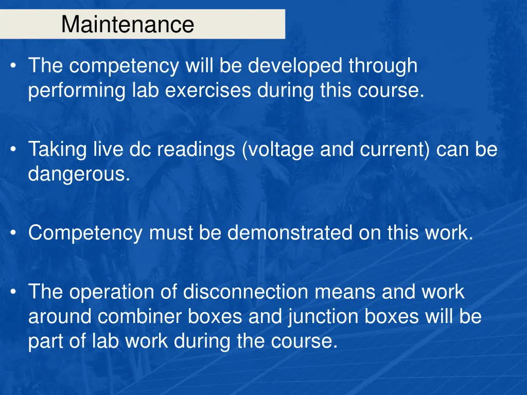 maintenance 10